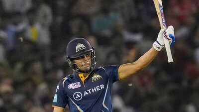 Gill has entered the top five of the race for the Purple Cap. (PTI) Gill has entered the top five of the race for the Purple Cap. (PTI)
