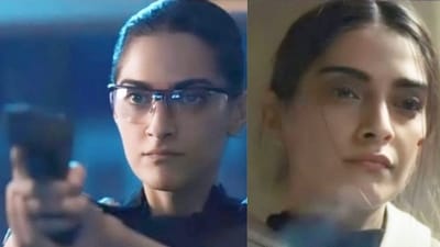 Sonam Kapoor plays a blind cop in the film. Sonam Kapoor plays a blind cop in the film.