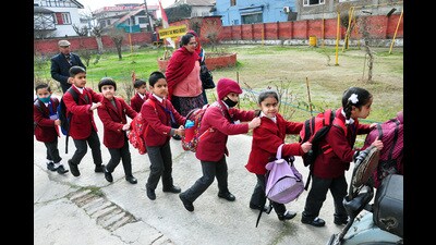 The Jammu and Kashmir’s Fixation and Regulation of Fee Committee (FFRC) has barred private schools of the union territory from unilaterally hiking fee as the new academic session started from March-April this year instead of November-December, 2022. (ANI File Photo/ Representational image)
