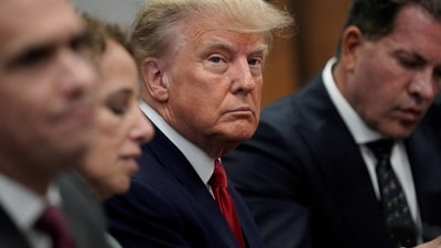Donald Trump: Former US president Donald Trump appears in court at the Manhattan Criminal Court in New York. (AFP) Donald Trump: Former US president Donald Trump appears in court at the Manhattan Criminal Court in New York. (AFP)