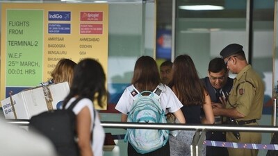 It was also found that the departure stamp number on the passport was different from the stamp number on his boarding pass, the official said. (Raj K Raj/HT File PHOTO)