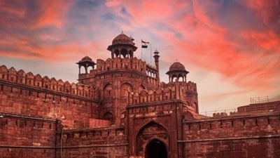 The Red Fort: One of the most iconic landmarks in Delhi, the Red Fort was built in the 17th century by the Mughal Emperor Shah Jahan. It is a UNESCO World Heritage site that attracts millions of visitors every year. The fort's magnificent architecture, intricate carvings, and stunning gardens make it a must-visit destination for anyone visiting Delhi. (Unsplash) The Red Fort: One of the most iconic landmarks in Delhi, the Red Fort was built in the 17th century by the Mughal Emperor Shah Jahan. It is a UNESCO World Heritage site that attracts millions of visitors every year. The fort's magnificent architecture, intricate carvings, and stunning gardens make it a must-visit destination for anyone visiting Delhi. (Unsplash)