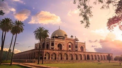 Humayun's Tomb: This stunning mausoleum was built in the 16th century and is the resting place of the Mughal Emperor Humayun. It is a masterpiece of Mughal architecture and is considered to be the precursor to the Taj Mahal. The tomb and its surrounding gardens are a must-visit destination for anyone interested in Delhi's history and culture. (Unsplash) Humayun's Tomb: This stunning mausoleum was built in the 16th century and is the resting place of the Mughal Emperor Humayun. It is a masterpiece of Mughal architecture and is considered to be the precursor to the Taj Mahal. The tomb and its surrounding gardens are a must-visit destination for anyone interested in Delhi's history and culture. (Unsplash)
