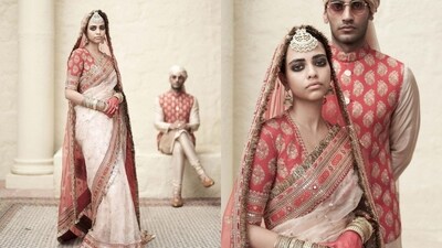 Models wearing Sabyasachi’s latest collection. (Instagram/@sabyasachiofficial)