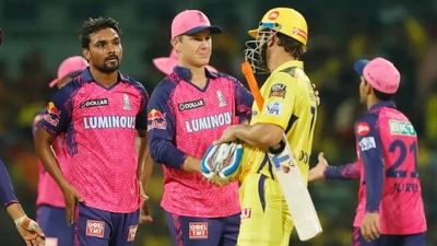 Sandeep Sharma (L) shakes hands with MS Dhoni (IPL) Sandeep Sharma (L) shakes hands with MS Dhoni (IPL)