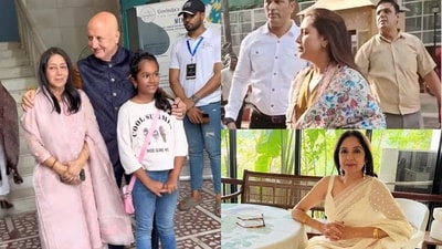 Celebs pay a tribute to Satish Kaushik on his birth anniversary. (Photos: Viral Bhayani/ Varinder Chawla/Avinash Kamble) (Viral Bhayani/ Varinder Chawla/Avinash Kamble) Celebs pay a tribute to Satish Kaushik on his birth anniversary. (Photos: Viral Bhayani/ Varinder Chawla/Avinash Kamble) (Viral Bhayani/ Varinder Chawla/Avinash Kamble)