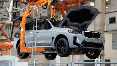 A BMW SUV moves down the assembly line at the BMW manufacturing plant. (REUTERS/Representative pic)