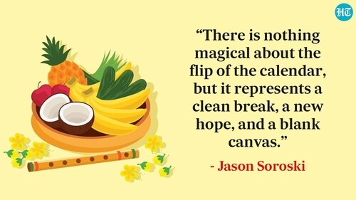 People relish on sadhya during Vishu. People relish on sadhya during Vishu.