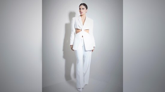 Bhumi Pednekar's outfit is from the shelves of the international label Coperni.&nbsp;(Instagram/@bhumipednekar)