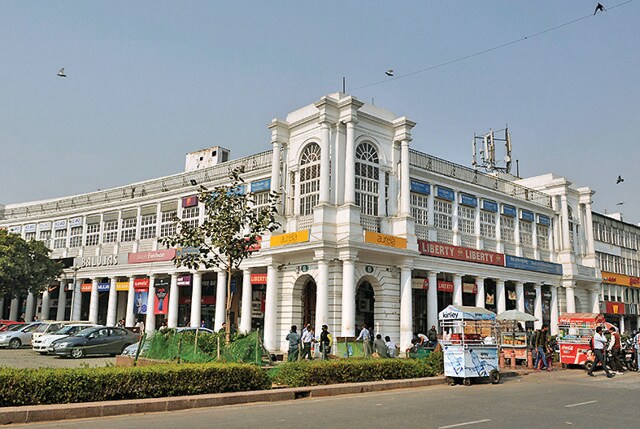 View of Connaught Place after the renovation in 2014. (HT Archive) View of Connaught Place after the renovation in 2014. (HT Archive)