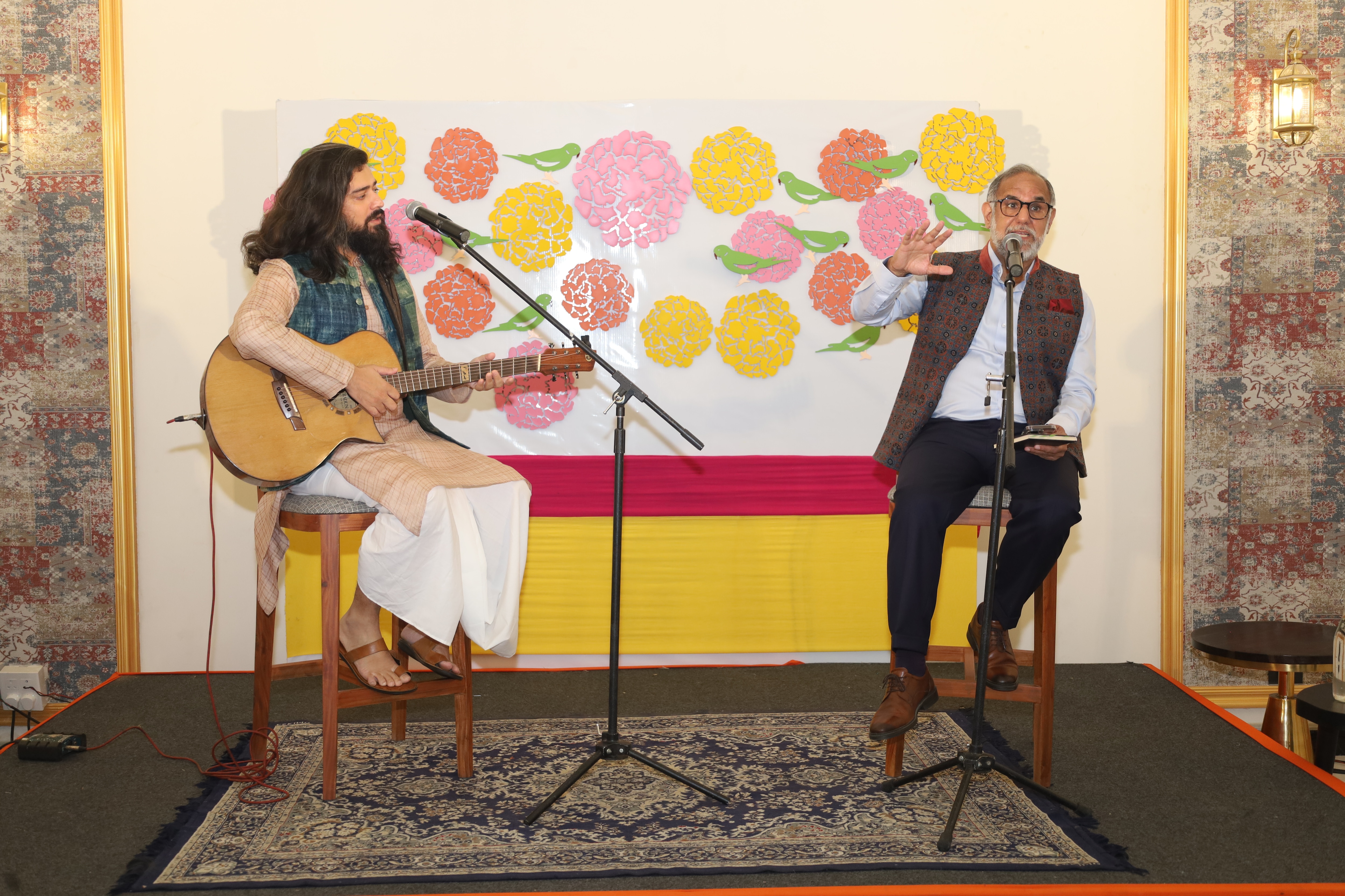 Singer composer Harpreet(L) and Navdeep Suri at The Sacred Amritsar festival (Courtesy The Sacred Amritsar) Singer composer Harpreet(L) and Navdeep Suri at The Sacred Amritsar festival (Courtesy The Sacred Amritsar)