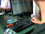 Cahier's typing speed impresses people.