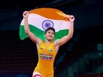 Antim Panghal won a silver medal.