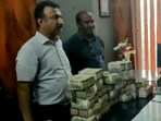 Due to Assembly elections in the state Model Code of Conduct (MCC) in place in which moving a large sum of cash without proper documents is not permitted.