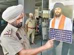 The Government Railway Police (GRP) on Thursday put up ‘wanted’ posters of pro-Khalistan leader and Waris Punjab De head Amritpal Singh, who continues to evade arrest since March 18, at railway station Amritsar district.
