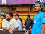 Rishabh Pant with Axar Patel Rishabh Pant with Axar Patel