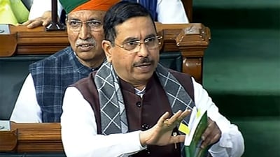 Union Parliamentary Affairs Minister Prahlad Joshi. (ANI) Union Parliamentary Affairs Minister Prahlad Joshi. (ANI)