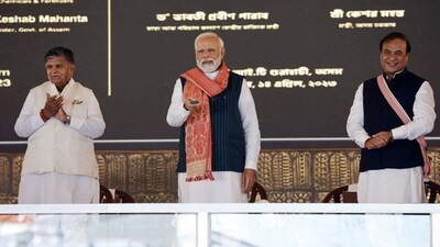 Involving the transformation of the country's healthcare sector, PM Modi said, "In the 10 years before 2014, only about 150 medical colleges were built in the country. However, in the last 9 years, about 300 new medical colleges have been built by our government. MBBS seats in the country have also doubled to more than one lakh in the last nine years." (PTI) Involving the transformation of the country's healthcare sector, PM Modi said, "In the 10 years before 2014, only about 150 medical colleges were built in the country. However, in the last 9 years, about 300 new medical colleges have been built by our government. MBBS seats in the country have also doubled to more than one lakh in the last nine years." (PTI)