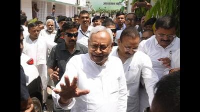 Bihar chief minister Nitish Kumar. (Santosh Kumar/HT Photo)