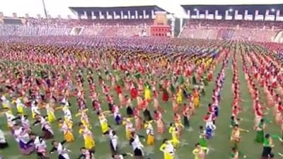 Bihu dance is a traditional folk-dance popular across Assam and especially performed during Bohag Bihu or Rongali Bihu, ((Twitter/Screengrab)) Bihu dance is a traditional folk-dance popular across Assam and especially performed during Bohag Bihu or Rongali Bihu, ((Twitter/Screengrab))