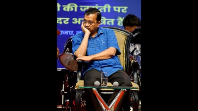 Delhi CM Arvind Kejriwal in New Delhi on Friday. (ANI) Delhi CM Arvind Kejriwal in New Delhi on Friday. (ANI)