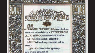 India must leave behind the caste system and reaffirm faith in the Constitution (HT PHOTO) India must leave behind the caste system and reaffirm faith in the Constitution (HT PHOTO)