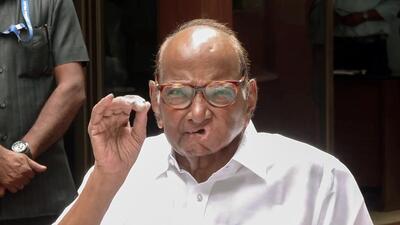 NCP chief Sharad Pawar. (ANI)