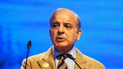 Pakistan's Prime Minister Shehbaz Sharif. (REUTERS)