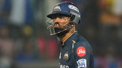 New Delhi: Gujarat Titans batter Hardik Pandya walks off the field after his dismissal during the IPL 2023 cricket match between Delhi Capitals and Gujarat Titans, at the Arun Jaitley Stadium in New Delhi, Tuesday, April 4, 2023. (PTI Photo/Ravi Choudhary)(PTI04_04_2023_000339A) (PTI) New Delhi: Gujarat Titans batter Hardik Pandya walks off the field after his dismissal during the IPL 2023 cricket match between Delhi Capitals and Gujarat Titans, at the Arun Jaitley Stadium in New Delhi, Tuesday, April 4, 2023. (PTI Photo/Ravi Choudhary)(PTI04_04_2023_000339A) (PTI)