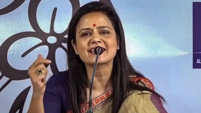 Trinamool Congress MP Mahua Moitra addresses a press conference in Kolkata. (PTI) Trinamool Congress MP Mahua Moitra addresses a press conference in Kolkata. (PTI)