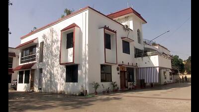 The residence of IAS officer Chhavi Ranjan in Ranchi. (ANI) The residence of IAS officer Chhavi Ranjan in Ranchi. (ANI)