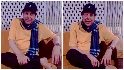 Dharmendra shared a video message for his fans and also recited a poem. Dharmendra shared a video message for his fans and also recited a poem.