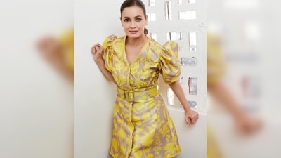 Dia Mirza quoted Eckhart Tolle in her caption and wrote, "“All true artists, whether they know it or not, create from a place of no-mind, from inner stillness.” — Eckhart Tolle." (Instagram/@diamirzaofficial) Dia Mirza quoted Eckhart Tolle in her caption and wrote, "“All true artists, whether they know it or not, create from a place of no-mind, from inner stillness.” — Eckhart Tolle." (Instagram/@diamirzaofficial)