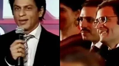 Shah Rukh Khan was asked if he had an advice for politicians. Here's how he responded to Rahul Gandhi's question.