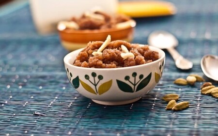 A traditional Gujarati sweet dish made with fox millets, clarified butter and nut. (Pinterest) A traditional Gujarati sweet dish made with fox millets, clarified butter and nut. (Pinterest)