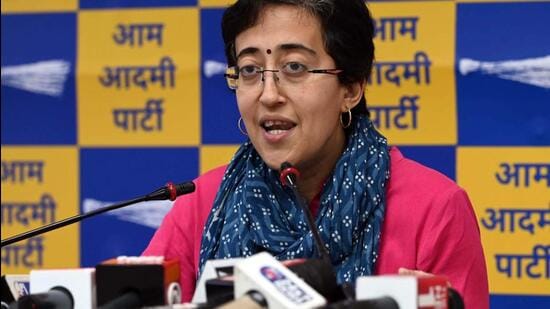 Earlier, power minister Atishi said that the discoms had written to her saying they had not received any information about the extension of subsidy for the 2023-24. (HT Photo)