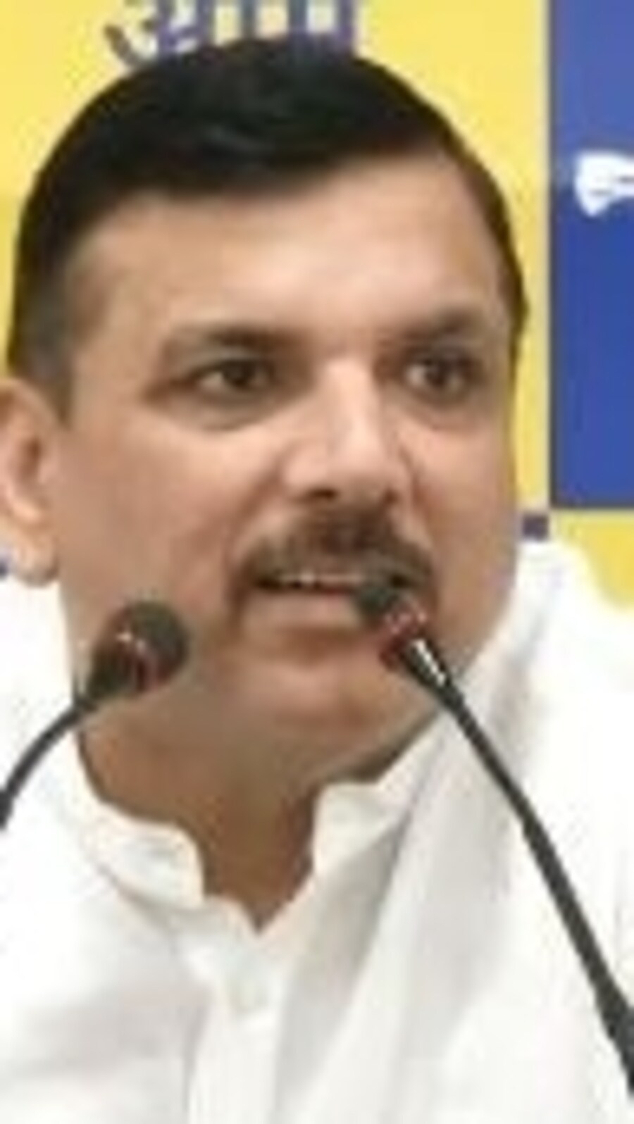 AAP Rajya Sabha MP Sanjay Singh. (Twitter/@AamAadmiParty)