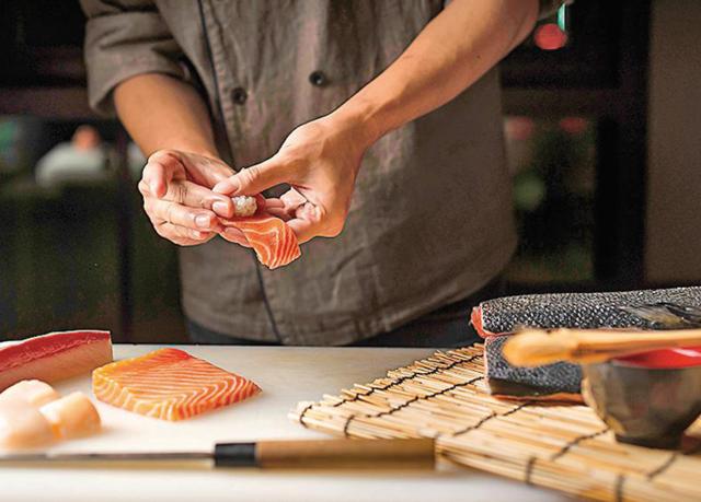 Most sushi in Japan is nigiri (above), not the rolls we’re familiar with. (Shutterstock) Most sushi in Japan is nigiri (above), not the rolls we’re familiar with. (Shutterstock)