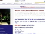 BITSAT 2023 registration process ends today, apply at bitsadmission.com BITSAT 2023 registration process ends today, apply at bitsadmission.com