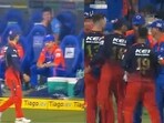 Virat Kohli gives death stare to DC director Sourav Ganguly Virat Kohli gives death stare to DC director Sourav Ganguly