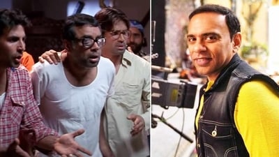 Actors Akshay Kumar, Suniel Shetty and Paresh Rawal recently shot for a promo for Hera Pheri 3 official announcement. Actors Akshay Kumar, Suniel Shetty and Paresh Rawal recently shot for a promo for Hera Pheri 3 official announcement.