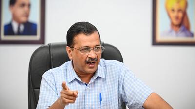 Chief minister Arvind Kejriwal addresses a press conference at Civil Lines in New Delhi on Saturday. (Sanchit Khanna/ HT Photo) Chief minister Arvind Kejriwal addresses a press conference at Civil Lines in New Delhi on Saturday. (Sanchit Khanna/ HT Photo)