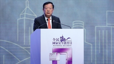 Xia Baolong, director of the Hong Kong and Macao Affairs Office. (Twitter) Xia Baolong, director of the Hong Kong and Macao Affairs Office. (Twitter)