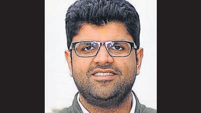 Haryana deputy chief minister Dushyant Chautala said the agriculture sector contributes 32% to the state’s Gross Domestic Product (GDP) and the manufacturing sector’s contribution rose to 36%. (HT File) Haryana deputy chief minister Dushyant Chautala said the agriculture sector contributes 32% to the state’s Gross Domestic Product (GDP) and the manufacturing sector’s contribution rose to 36%. (HT File)