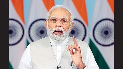Prime Minister Narendra Modi on Saturday. (ANI) Prime Minister Narendra Modi on Saturday. (ANI)