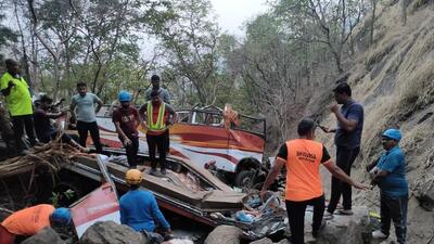 Rescue teams near the accident spot. ( Representational image)