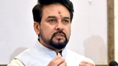 Union minister Anurag Thakur. (Twitter/Anurag Thakur) Union minister Anurag Thakur. (Twitter/Anurag Thakur)