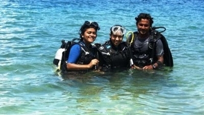 Scuba Diving in the Andaman Islands: The Andaman Islands are home to some of the best diving sites in India, with crystal-clear waters and a diverse marine ecosystem. (Representative Image (File Photo)) Scuba Diving in the Andaman Islands: The Andaman Islands are home to some of the best diving sites in India, with crystal-clear waters and a diverse marine ecosystem. (Representative Image (File Photo))