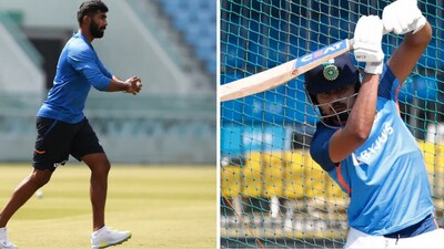 Jasprit Bumrah and Shreyas Iyer Jasprit Bumrah and Shreyas Iyer