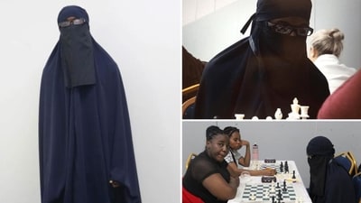 The imposter male player participating in women's chess competition. (@KinyanBoy/ Twitter ) The imposter male player participating in women's chess competition. (@KinyanBoy/ Twitter )
